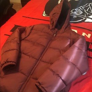 Hooded Boys Quilted Puffer Coat